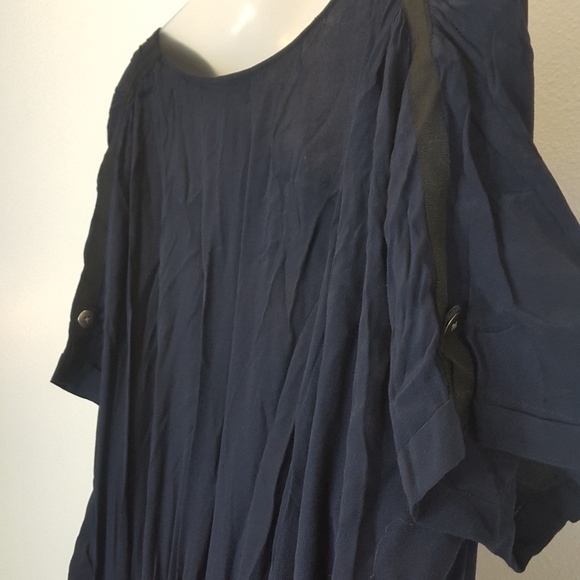 Kew 159 Tie Waist Short Sleeve Dress - Picture 5 of 6